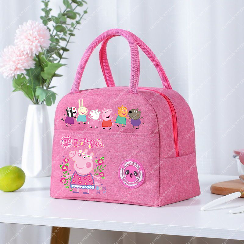 Meal Prep Bag - 소녀 애니메이션 귀여운 점심 도시락 가방