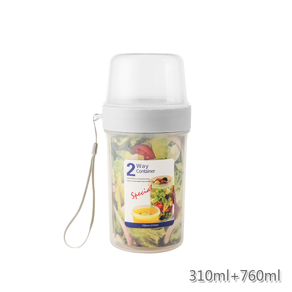 Meal Prep Yogurt - 이중층 누수 방지 식품 보관 용기