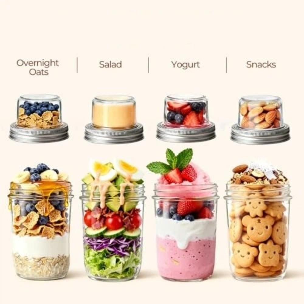 이중층 요구르트 파르페 컵 누수 방지 건습 분리 메이슨 - Meal Prep Yogurt 리뷰 및 가격