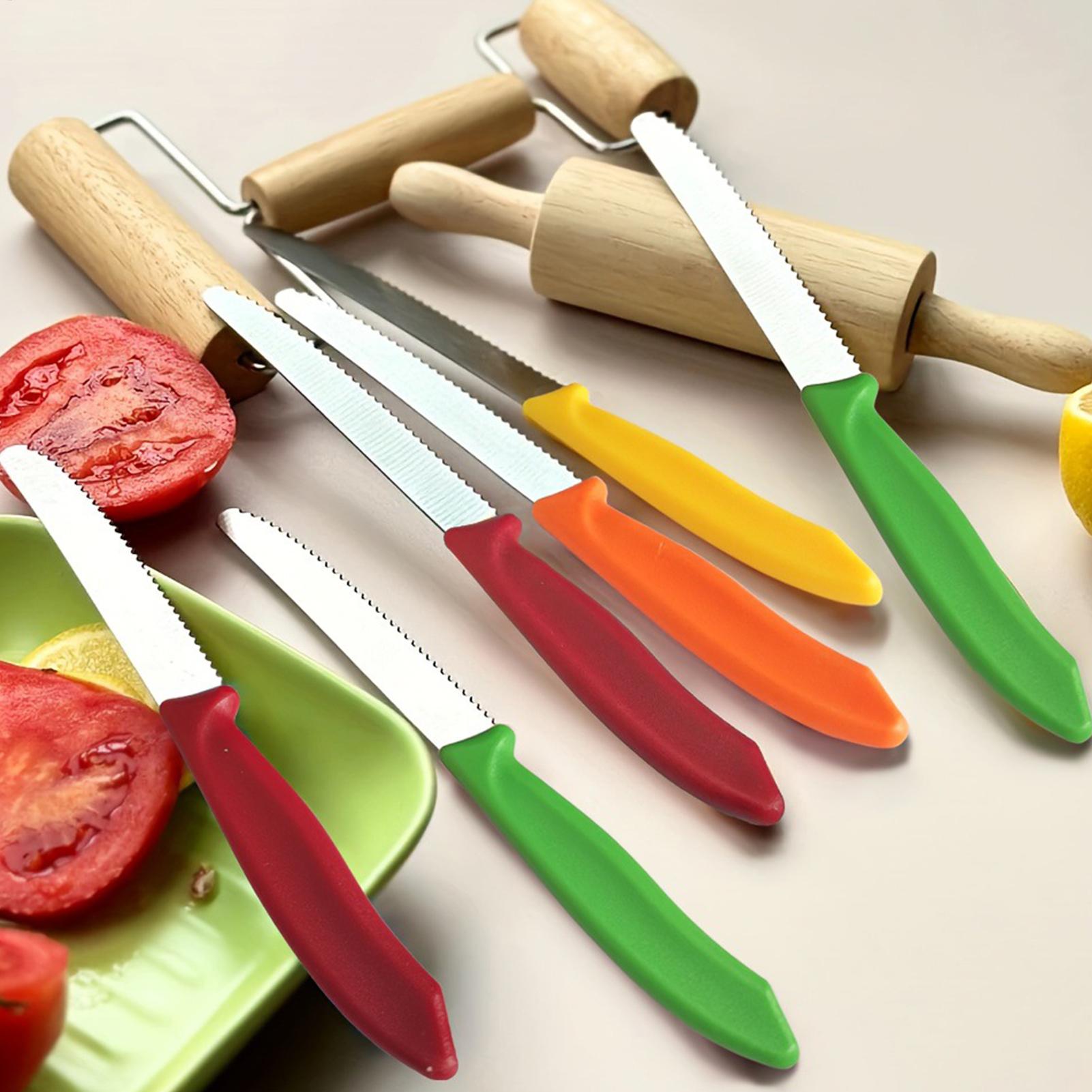 톱니 모양 스테이크 커터 5개 스테인레스 스틸 톱니 모 - Meal Prep Cutting 리뷰 및 가격