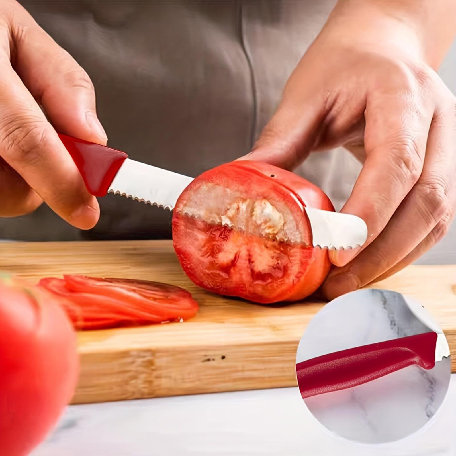 톱니 모양 스테이크 커터 5개 스테인레스 스틸 톱니 모 - Meal Prep Cutting 리뷰 및 가격