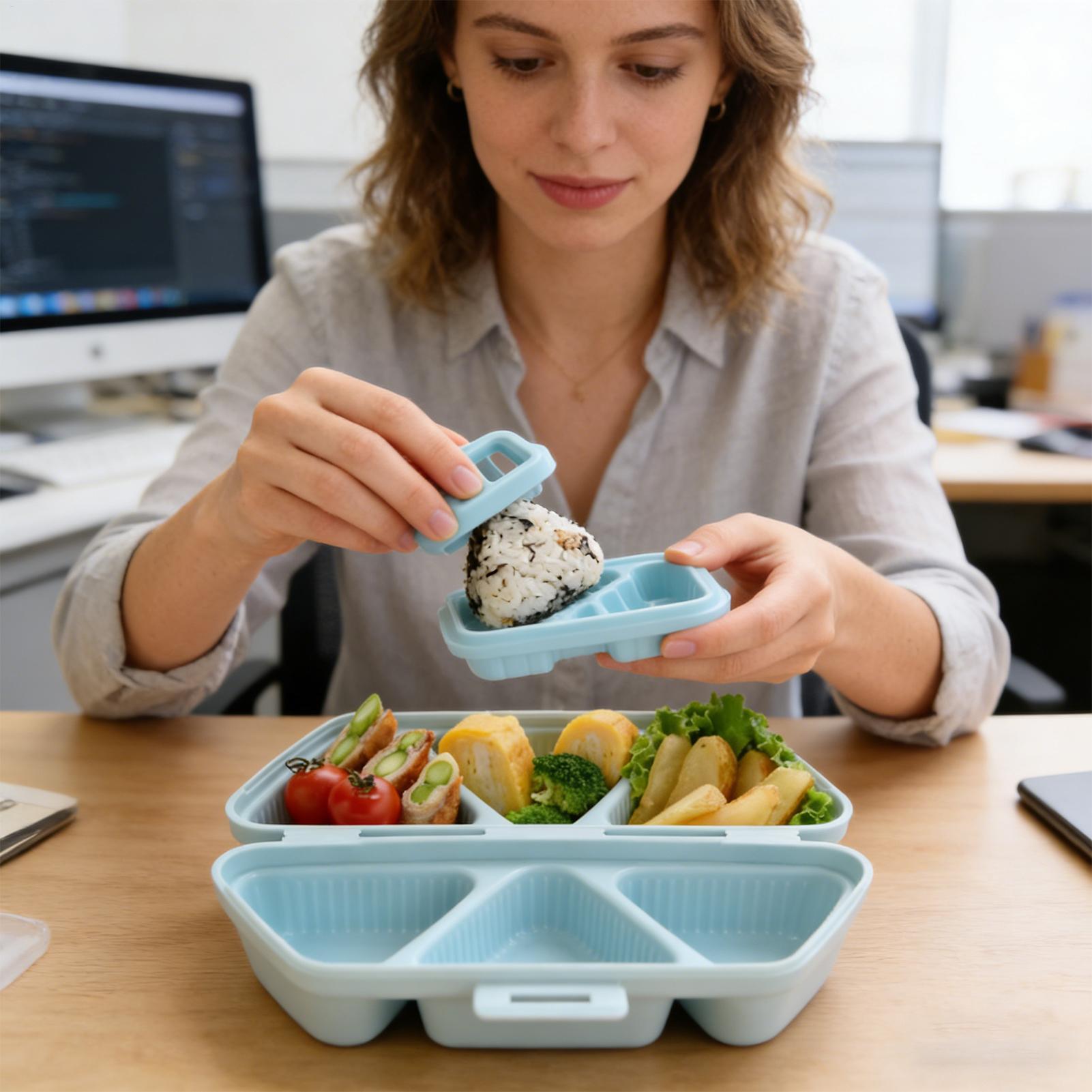 6구 일본식 접이식 주먹밥 틀, 초보자, 어린이, 성인 - Meal Prep With Rice 리뷰 및 가격