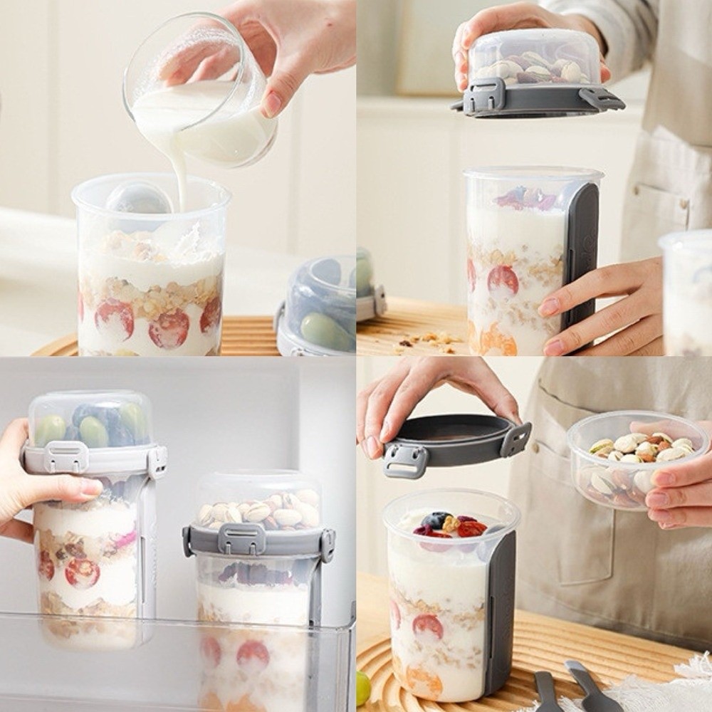 800-1000ml 요거트 파르페 컵 (스푼 포크 포함 - Meal Prep Yogurt 리뷰 및 가격