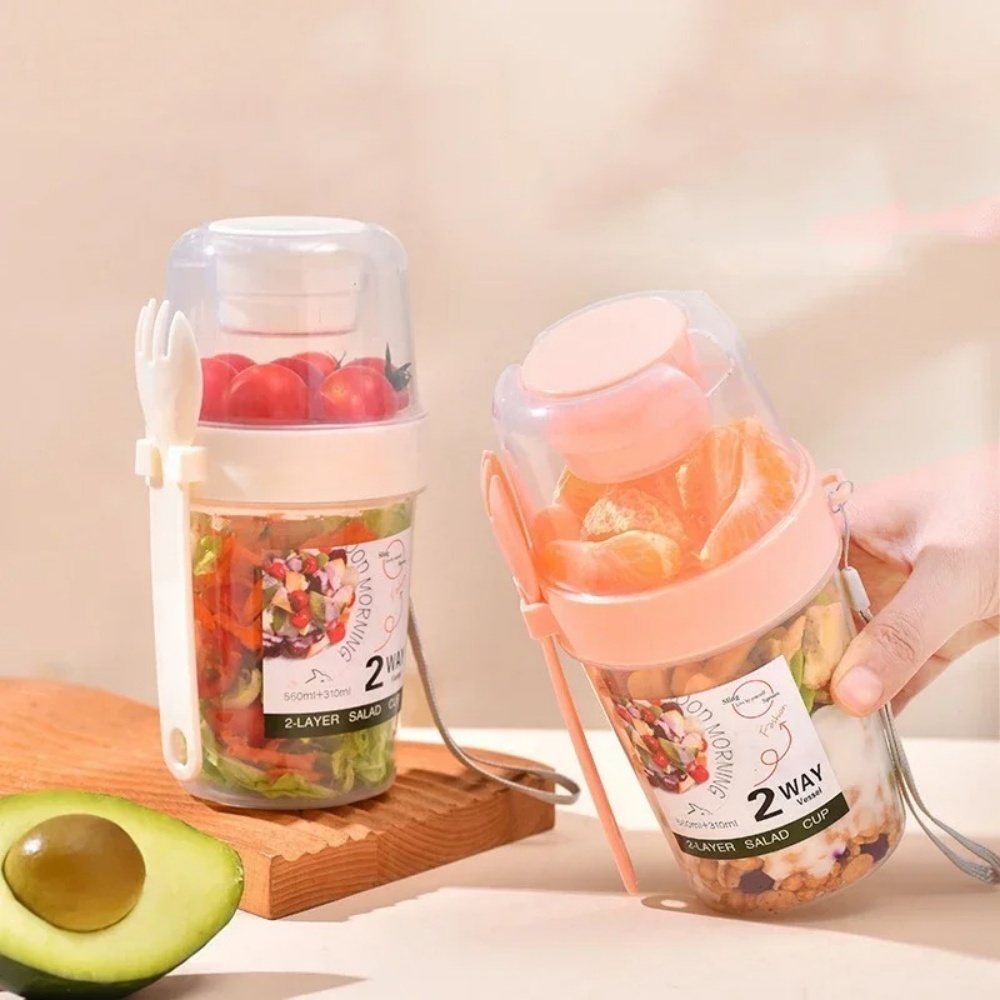 휴대용 샐러드 컵 아침 식사 컵 음식 분리 요거트 시리 - Meal Prep Yogurt 리뷰 및 가격