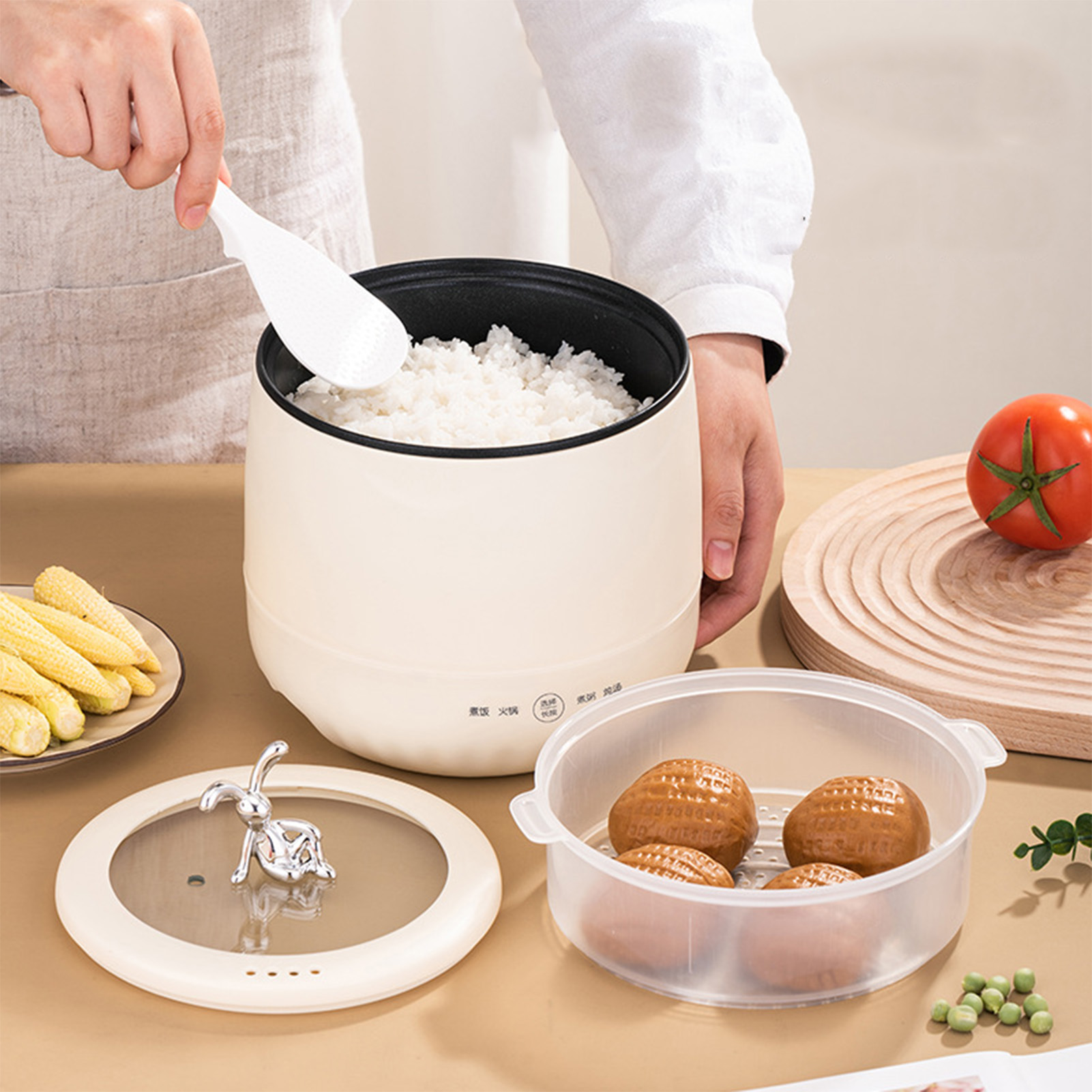 스마트 전기 미니 밥솥 18L 논스틱 코팅으로 밥, 수 - Meal Prep With Rice 리뷰 및 가격
