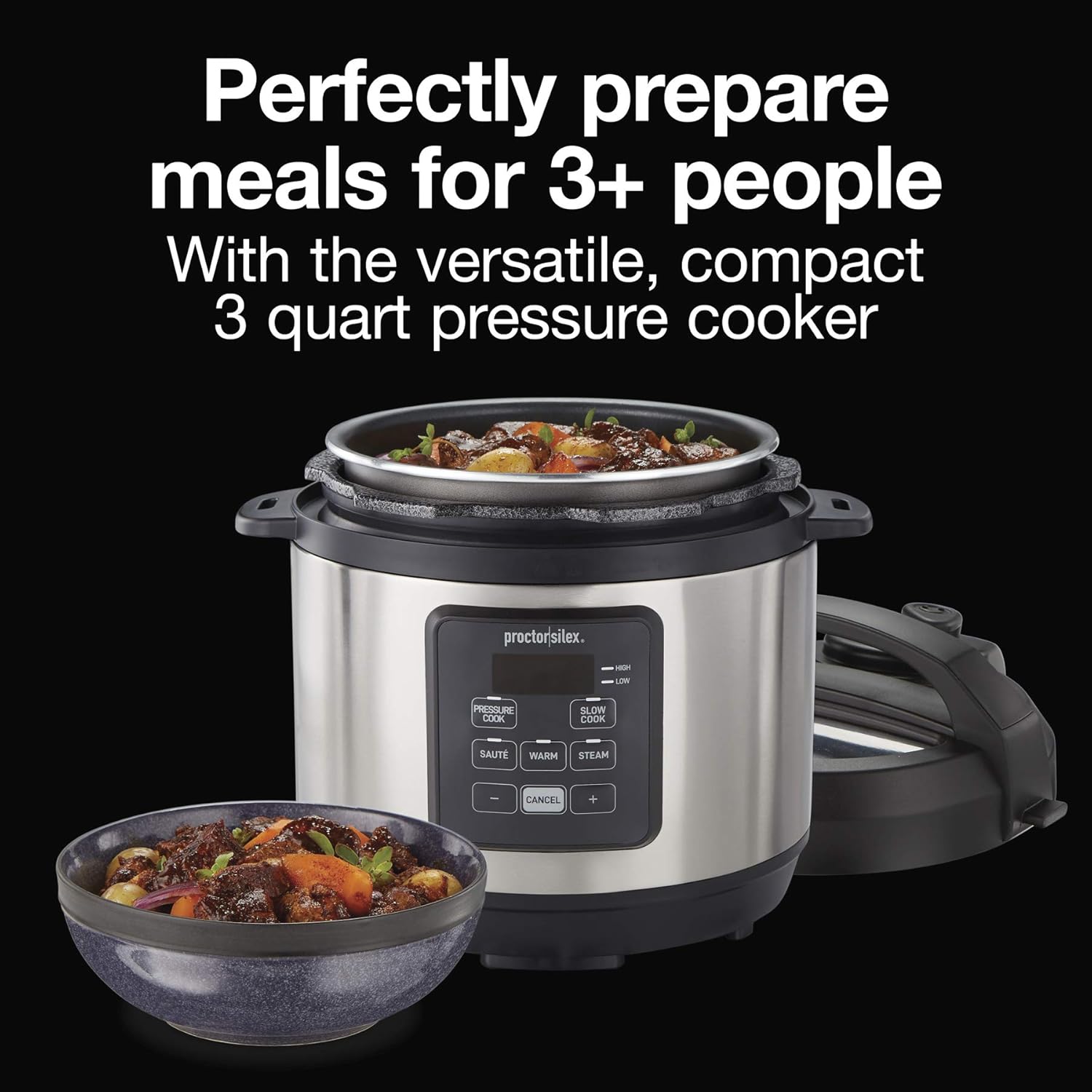 3쿼트 4-in-1 전기 압력솥: 슬로우 쿠킹, 스팀, - Meal Prep With Rice 리뷰 및 가격