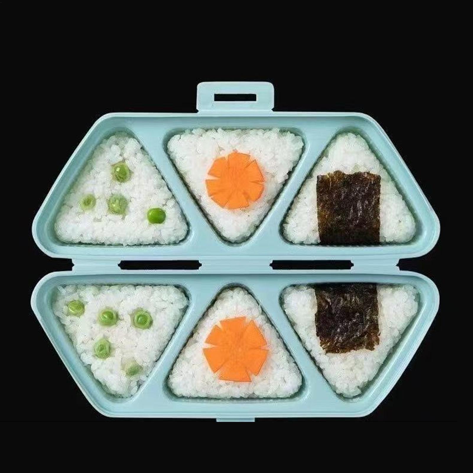 스시 몰드 메이커 6구 삼각김밥 오니기리 몰드 도시락  - Meal Prep With Rice 리뷰 및 가격