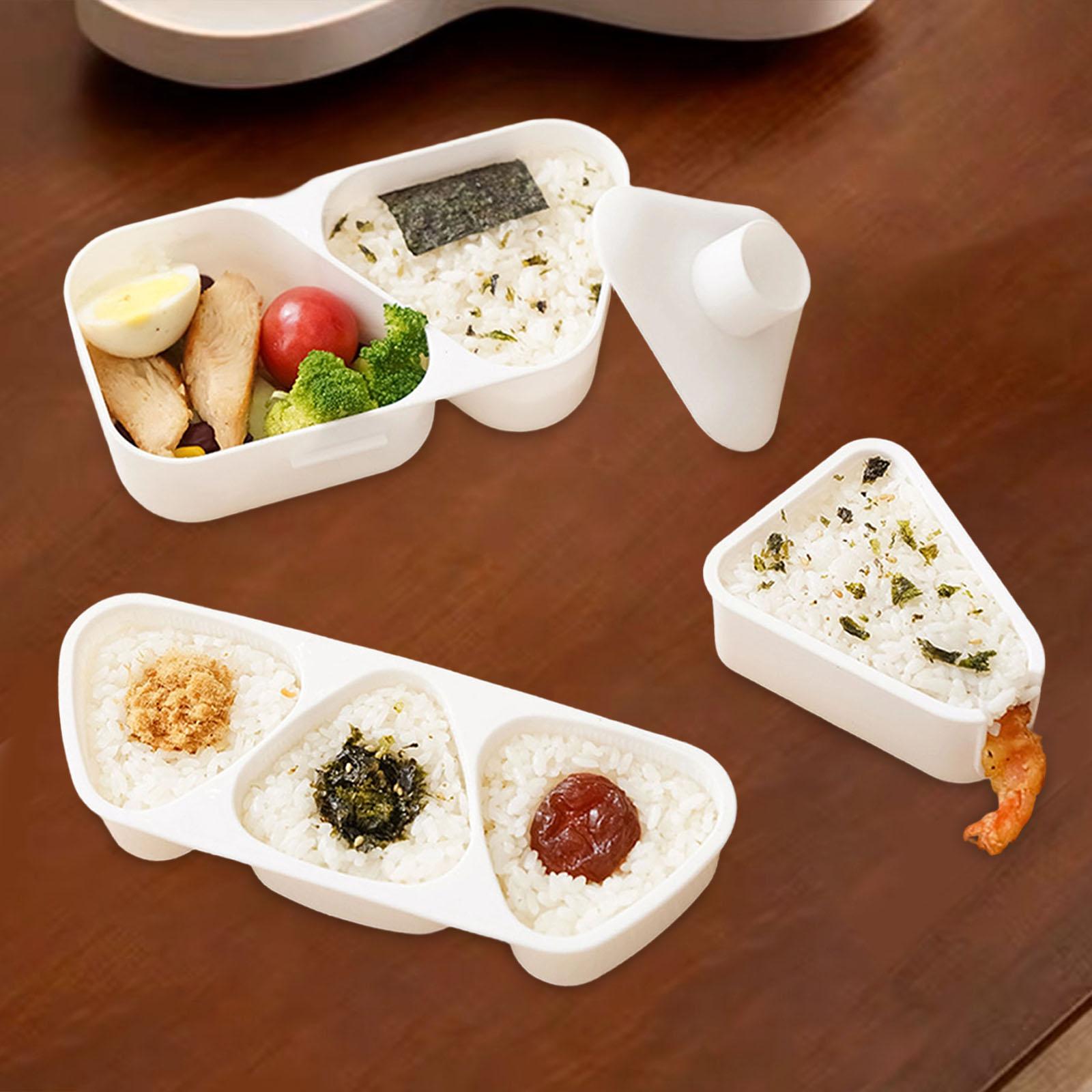 삼각형 주먹밥 케이스, 식품 등급 PP 소재, 휴대용  - Meal Prep With Rice 리뷰 및 가격