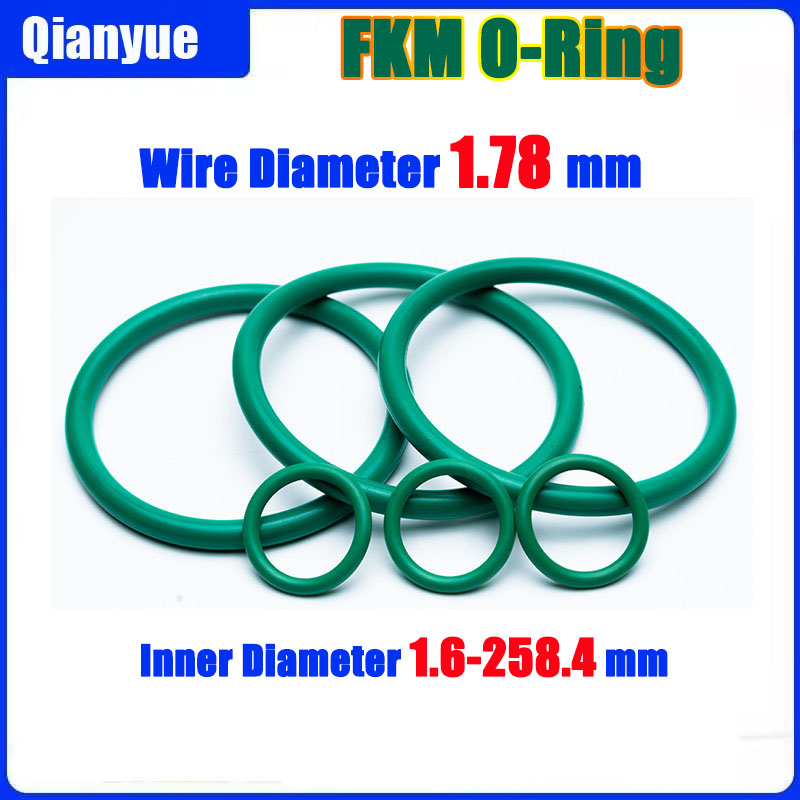 녹색 FKM O-링 1.78mm 코드 ID 1.6-25 - Meal Prep Co 리뷰 및 가격